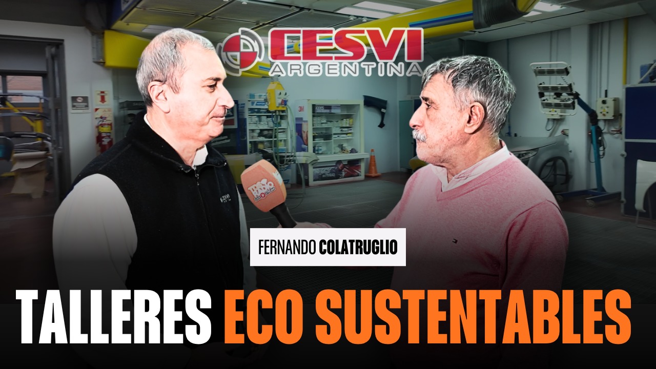 En nuestra visita a CESVI ARGENTINA también conversamos allí con Fernando Colatruglio, responsable del desarrollo de talleres, para conocer acerca de la certificación de talleres Eco Sustentables, en qué consiste, y más.
